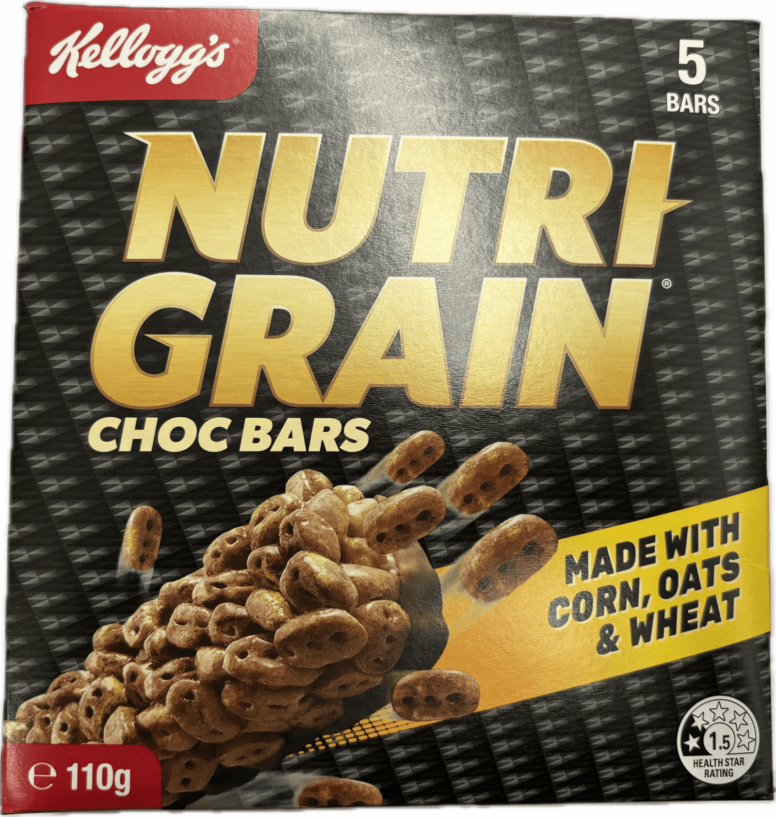 Kellogg's Nutri-Grain Chocolate Bar 5PK 110g