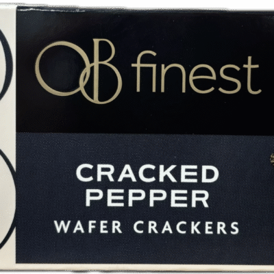 OB Finest Cracked Pepper Wafer Crackers 100g